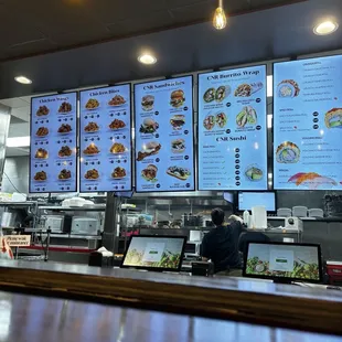 sushi and sashimi, interior
