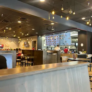 interior, sushi and sashimi
