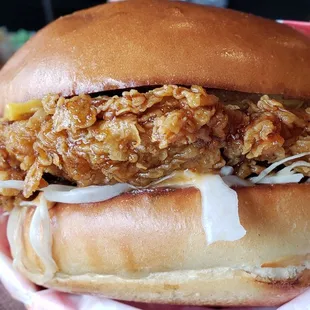 Spicy Soy Garlic Chicken Sandwich