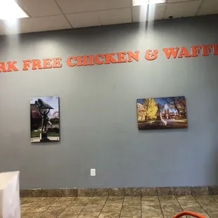 the interior of a restaurant