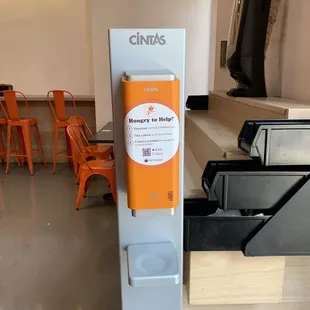 Hand Sanitizer station