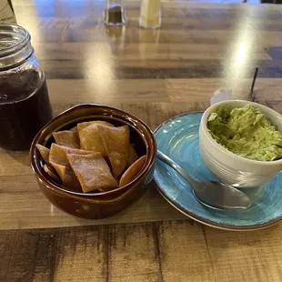 Homemade to order Guacamole and chips