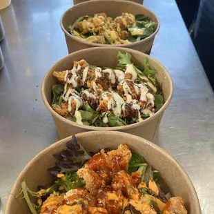 salads, food
