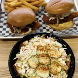 Twice as nice combo + loaded Mac and cheese