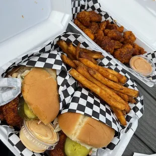 Twice as nice with side of chick bites