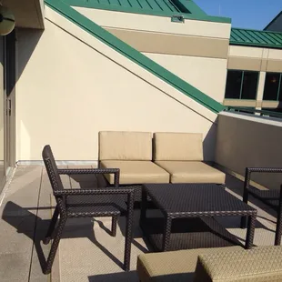Patio area in a suite room