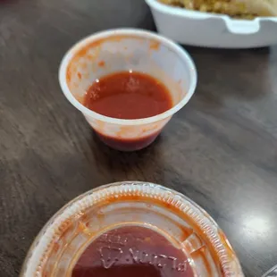 Serious hot sauce!