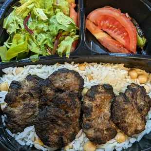 Turkish meatballs platter