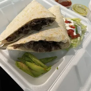 Steak quesadilla
