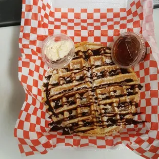 Belgium Waffle w/Nutella