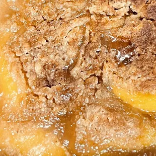 Peach cobbler