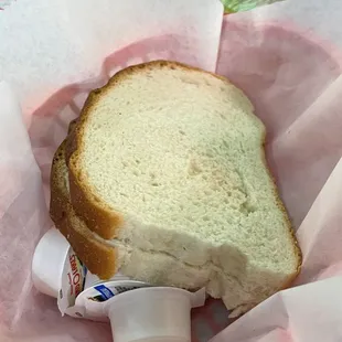 You always get a complimentary basket of fresh bread and butter.