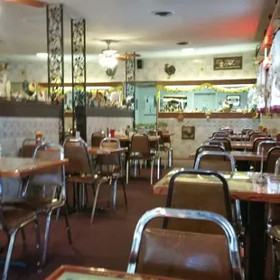 the inside of the restaurant