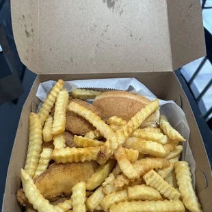 6 strip chicken dinner