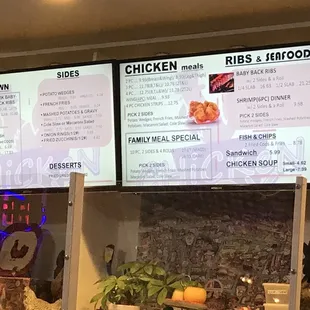Counter menu, Chicken Box