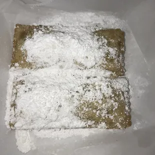 Fried apple pie. Don't miss out on dessert!! This was so good. Tastes just like it came from grandmas kitchen