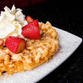 Strawberry Funnel Cake