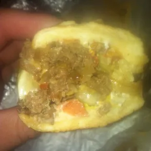 Cheesesteak with everything.