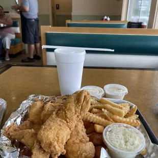 Canadian flounder.  Delish!