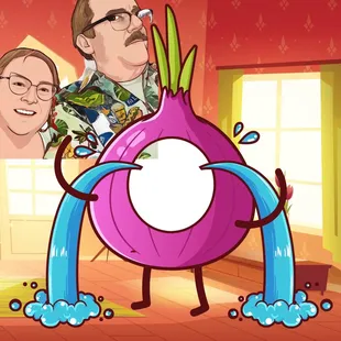 a man and a woman in a living room