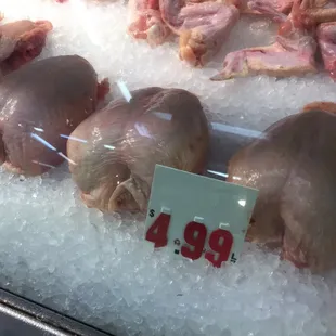 Breasts exposed for viewing