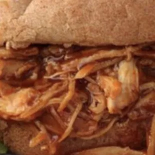 Barbecue chicken sandwich
