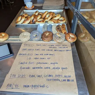 Bagel selection