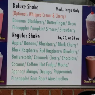 Here&apos;s all their shake options! :)