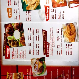 Menu May 2017