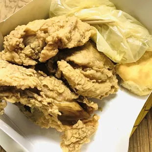 Chicks is ok. Hubby likes the wings better &amp; moi loves the catfish :)'