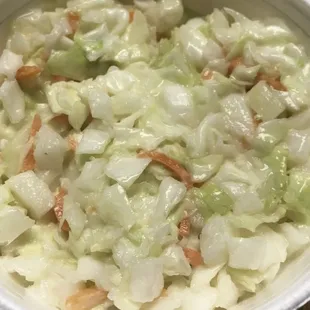 Cole slaw is very good :)...