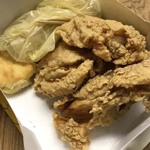 Chicken is ok hot wings are better (not pictured) ate them on the way home YUM! :)...