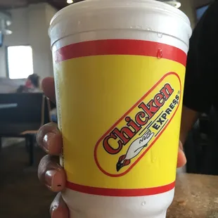 The sweet tea is delicious