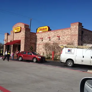 Exterior of this busy location.