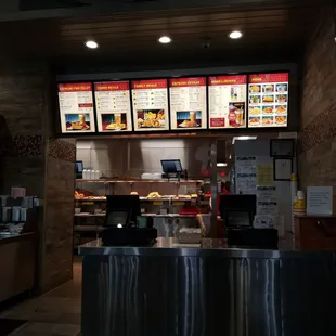 Just a quick picture of menu.  The restaurant is clean, staff is very friendly.   Quick service,  and chicken and sides are very tasty.