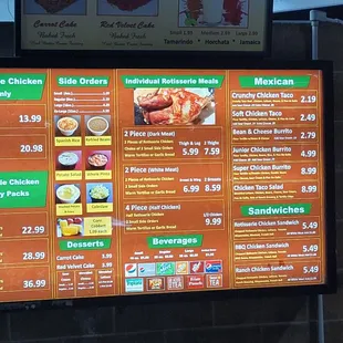 Menu Board