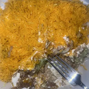 Chicken taco salad, light lettuce, extra cheese, extra sour cream