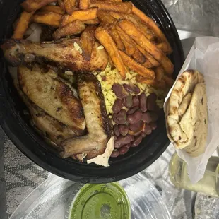 1/2 Chicken Combo With 2 Sides