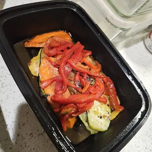 Roasted vegetables side