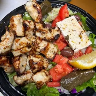Chicken Souvlaki Platter