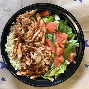 Pulled BBQ Chicken Combo