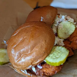 Chicken slider box $13