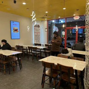 Dining area was nice and clean