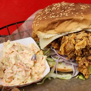 Big G with coleslaw