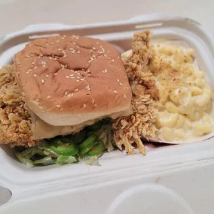 naughty-chick with mac &amp; cheese