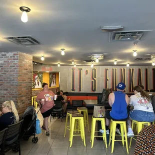 Inside seating