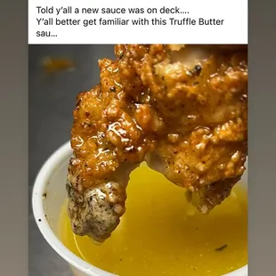 Won&apos;t find truffle butter at most chicken joints!
