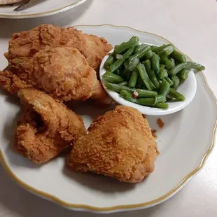 4 piece chicken with green beans
