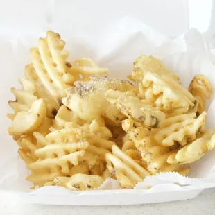 Waffle fries