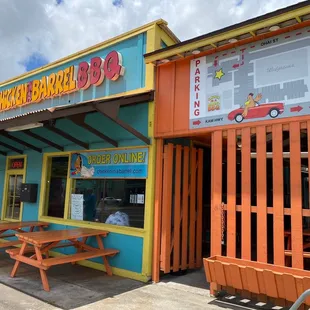 Exterior of restaurant